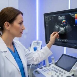 Médico revisando el agendamiento de citas médicas para especialistas